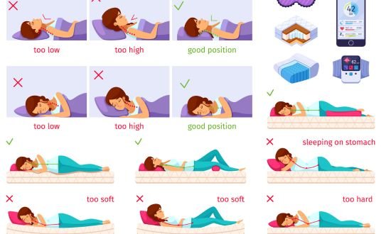 mattress and pillow selection for pain in upper back after sleeping